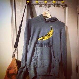Original Andy Warhol Velvet Underground Hoodie Med